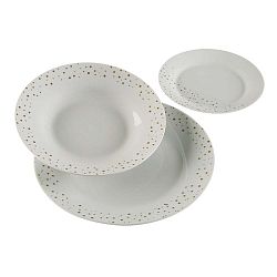 Brais 18 darabos porcelán tányérszett - Versa