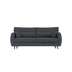 Brisbane háromszemélyes sötétszürke kinyitható kanapé tárolóval, 231 x 98 x 95 cm - Cosmopolitan design