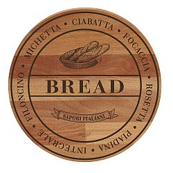 Broad Bread bükkfa tálalódeszka/vágódeszka, ø 30 cm - Bisetti