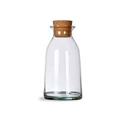 Broadwell fúvott újrahasznosított üveg vizeskancsó, 880 ml - Garden Trading