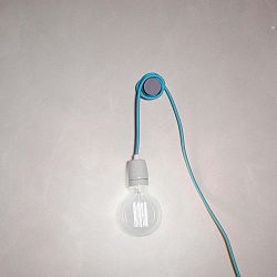 Cable kék textilkábel foglalattal - Filament Style