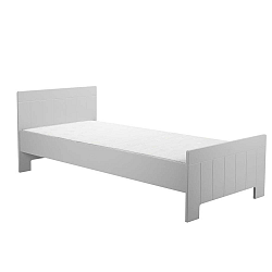 Calmo szürke egyszemélyes ágy, 200 x 90 cm - Pinio