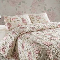 Care Pink steppelt ágytakaró párnahuzattal egyszemélyes ágyhoz, 160 x 220 cm