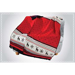 Carmelo piros takaró pamut keverékből, 200 x 150 cm - Aksu