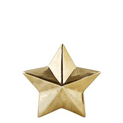Ceramic Gold dekoratív kerámia csillag arany színben - KJ Collection
