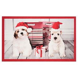Christmas Dogs lábtörlő, 45 x 75 cm - Hanse Home