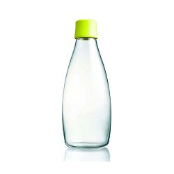 Citromsárga üvegpalack élettartam garanciával, 800 ml - ReTap