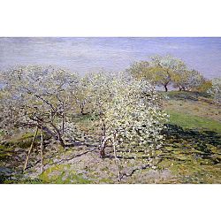 Claude Monet festmény - Spring, 90x60 cm