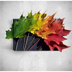 Colourful Autumn Leafes 3D fali kép, 40 x 60 cm - Mosticx