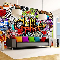 Colourful Graffiti nagyméretű tapéta 300 x 210 cm - Artgeist