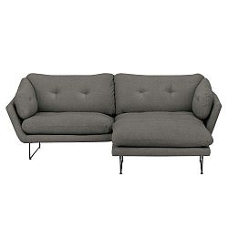 Comet szürkészöld háromszemélyes kanapé és puff szett - Windsor & Co Sofas