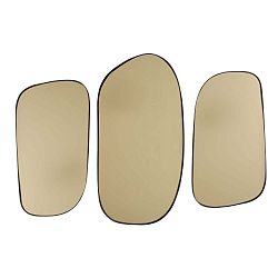 Concord 3 darabos aranyszínű fali tükör szett - PT LIVING