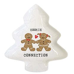 Cookie Connection porcelán dekorációs tál karácsonyi motívummal - PPD