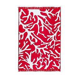 Coral Reef piros-fehér kétoldalas szőnyeg, 120 x 180 cm