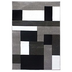 Cosmos Black Grey feketésszürke szőnyeg, 80 x 150 cm - Flair Rugs