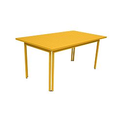 Costa sárga kerti fém étkezőasztal, 160 x 80 cm - Fermob