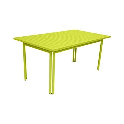 Costa zöld kerti fém étkezőasztal, 160 x 80 cm - Fermob