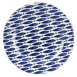 Couture Fishie Blue tányér, 30 cm - Churchill China