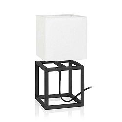 Cube fekete-fehér asztali lámpa, 15 x 15 cm - Markslöjd