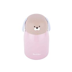 Cute Doggy rózsaszín rozsdamentes termosz, 280 ml - Tantitoni