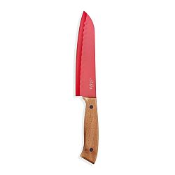 Cutt Santoku piros fanyelű kés, hossza 18 cm - The Mia