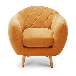 Diva narancssárga fotel - Scandi by Stella Cadente Maison