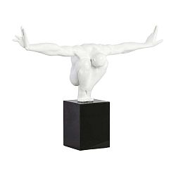 Dive fehér dekorációs szobor - Kokoon