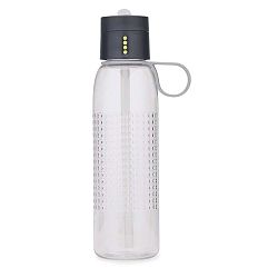 Dot Active szürke sport vizespalack kinyitható kupakkal, 750 ml - Joseph Joseph