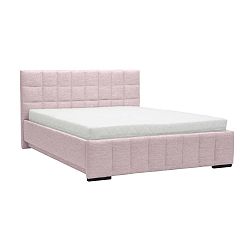 Dream halvány rózsaszín kétszemélyes ágy, 140 x 200 cm - Mazzini Beds