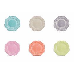 Duchess 6 darabos színes tányérkészlet, Ø 34,5 cm - Villa d'Este