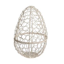 Easter Egg tojás alakú díszkosár, magasság 21 cm - Dakls