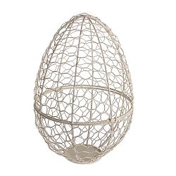 Easter Egg tojás alakú díszkosár, magasság 26 cm - Dakls