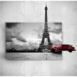 Eiffel Tower 3D fali kép, 40 x 60 cm - Mosticx
