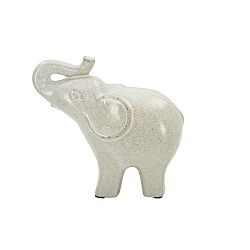 Elefante dekorációs kerámia szobrocska, magassága 17 cm - Mauro Ferretti