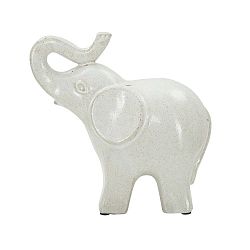 Elefante dekorációs kerámia szobrocska, magassága 23 cm - Mauro Ferretti
