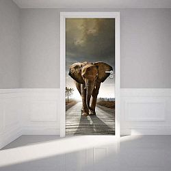 Elephant öntapadós matrica ajtóra - Ambiance