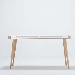 Ena tölgyfa íróasztal, 140 x 60 x 75 cm - Gazzda