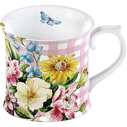 English Garden virágos porcelán bögre, 350 ml - Creative Tops
