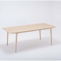 Fawn tömör tölgyfa étkezőasztal, 200 x 90 cm - Gazzda