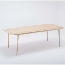 Fawn tömör tölgyfa étkezőasztal, 220 x 90 cm - Gazzda