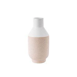 Fehér kerámia váza, magasság 25 cm - PT LIVING