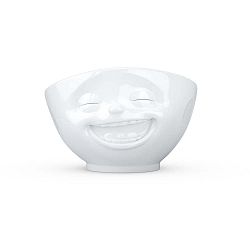 Fehér mosolygós porcelán edény - 58products