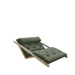 Figo Natural zöld kinyitható kanapé - Karup