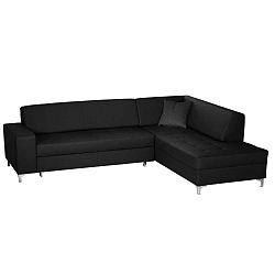 Fioravanti fekete kihúzható kanapé, jobb oldalas - Florenzzi