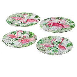 Flamingos 4 darab tányér - Unimasa