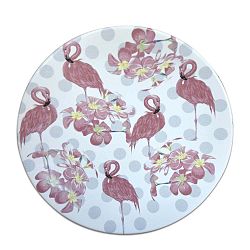 Flamingos kerámia tányér, ⌀ 25 cm