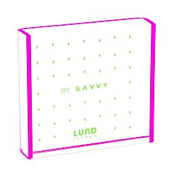 Flash Tidy fényképkeret rózsaszín szélekkel, 8,3 x 7,7 cm - Lund London