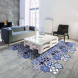 Floor Stickers Hexagons Jena 10 db-os padlómatrica szett, 40 x 90 cm - Ambiance