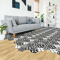 Floor Stickers Hexagons Manoela 10 db-os padlómatrica szett, 40 x 90 cm - Ambiance