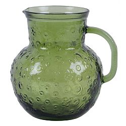 Flora zöld kancsó újrahasznosított üvegből, 2,3 l - Ego Dekor
